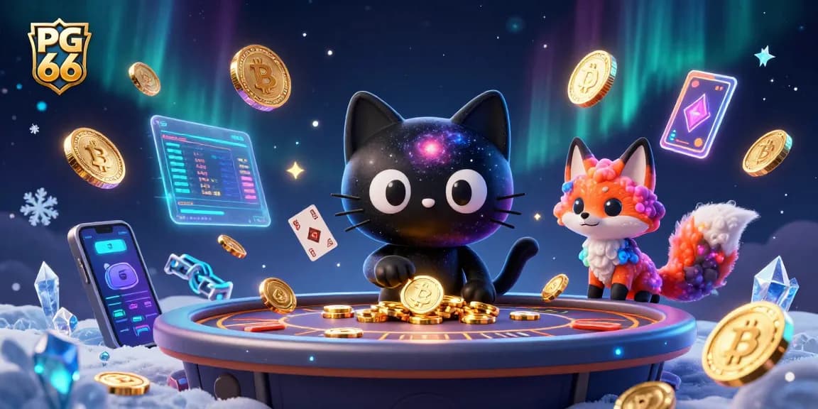 Experience thrilling gameplay at PG 66 with an exciting casino adventure featuring dynamic characters and crypto elements.