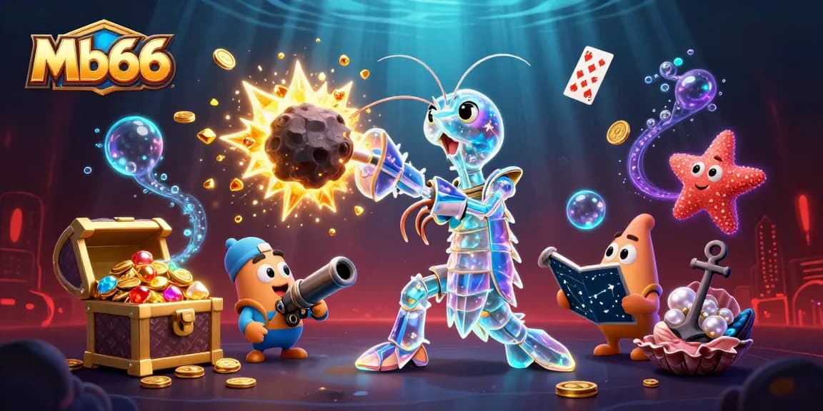 Experience thrilling gameplay with Mb66 in a vivid underwater casino adventure.