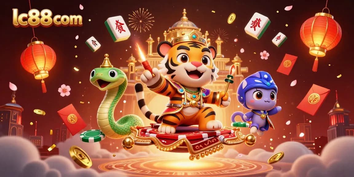 Win big at lc88 com with the Arabian-themed sultan and floating game elements.