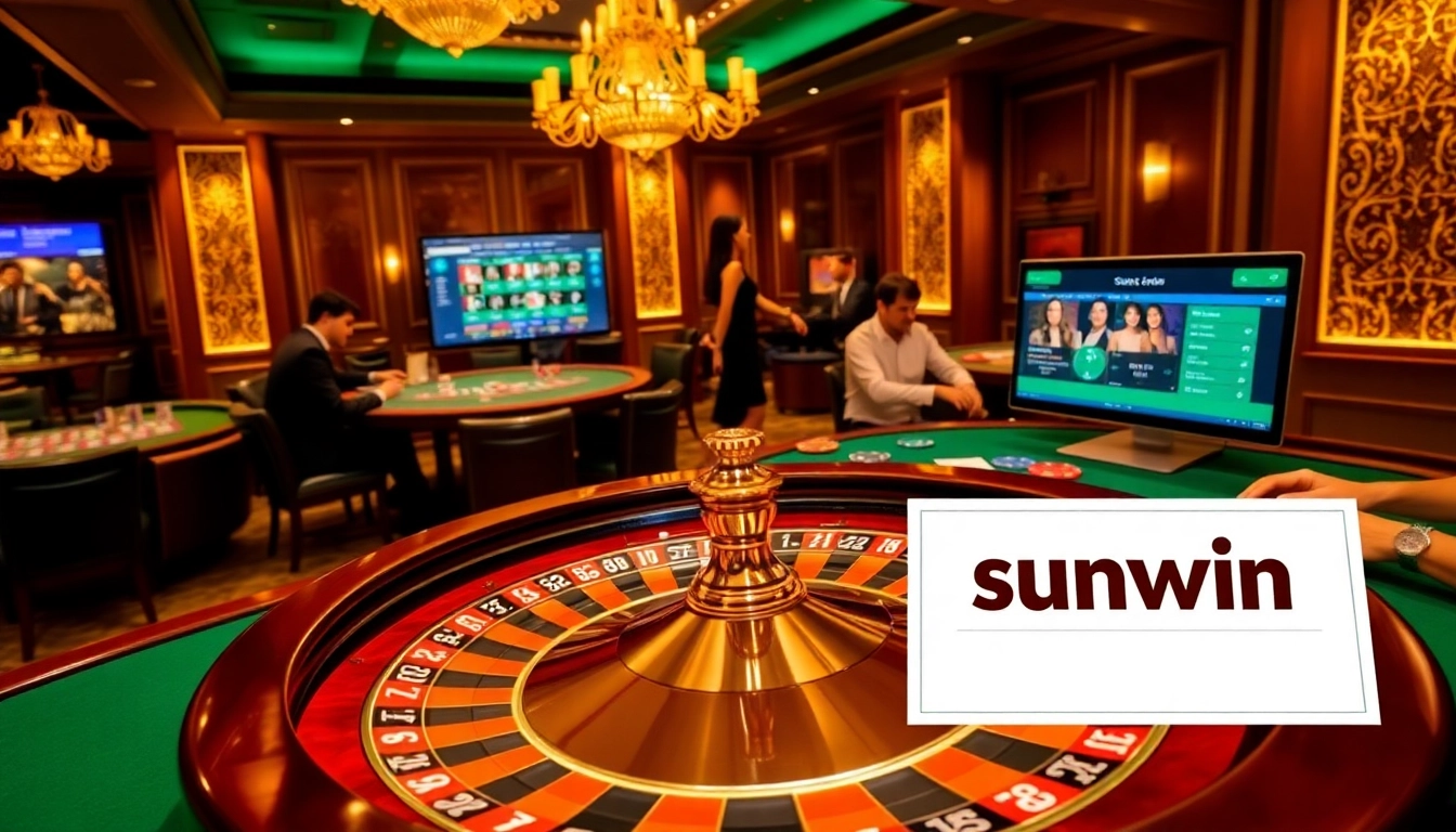 Experience the thrilling bets at sunwin’s luxurious casino tables with vibrant action.
