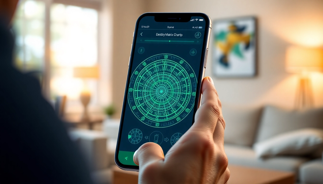 Engaging display of the Destiny Matrix Chart App interface showcasing personalized numerology insights.