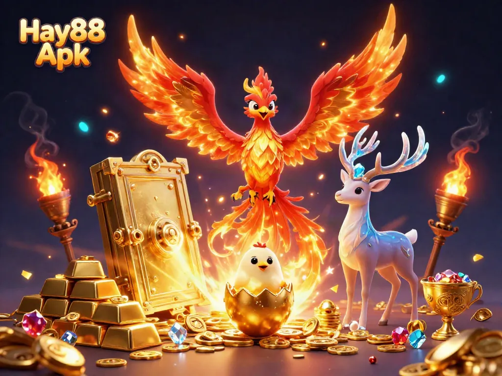 Experience exhilarating wins with the Hay88 Apk, featuring vibrant casino elements and stunning characters.