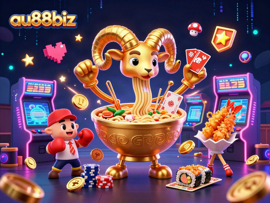 Experience excitement at au88biz with vibrant casino-themed characters in action.