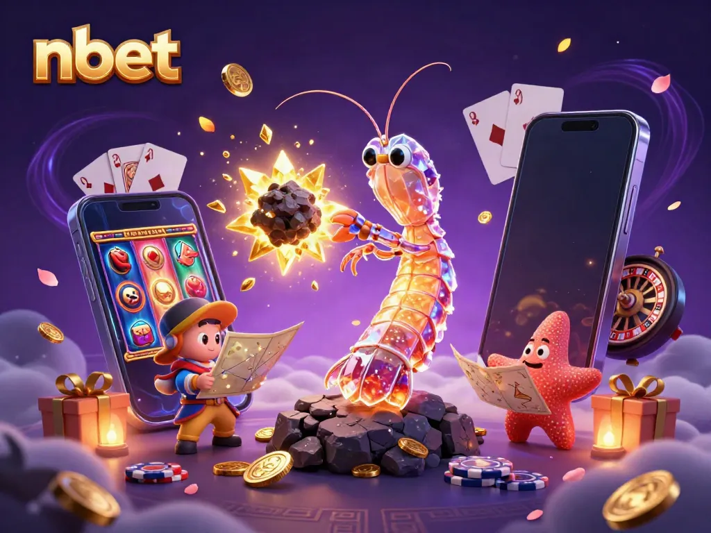 Experience thrilling nbet action with a galactic samurai mantis shrimp in a vibrant casino scene.