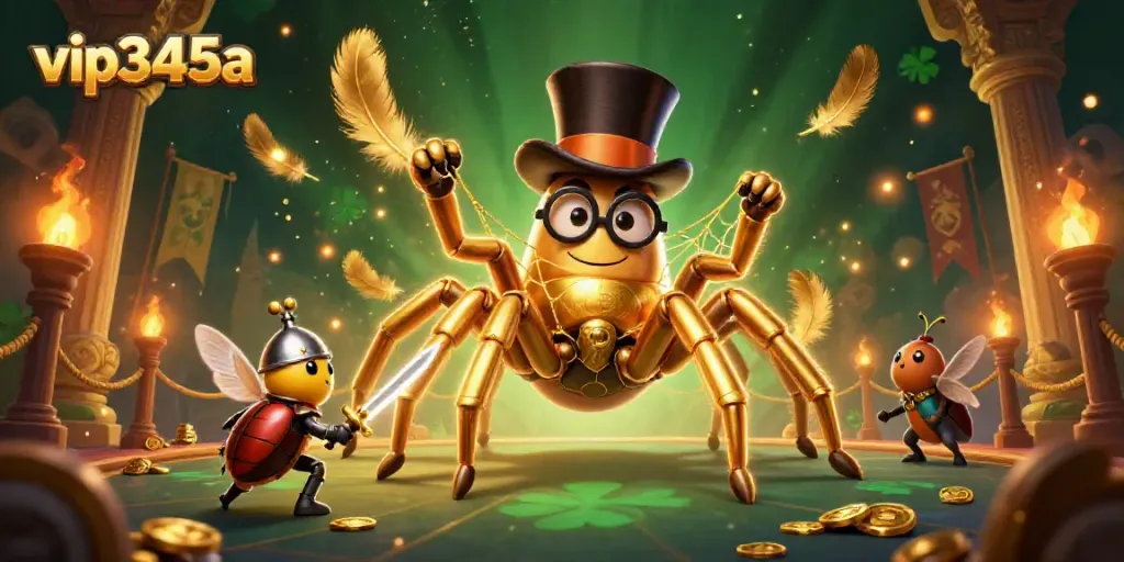 Experience thrilling moments at vip345a with exciting gaming characters in a vibrant casino scene.