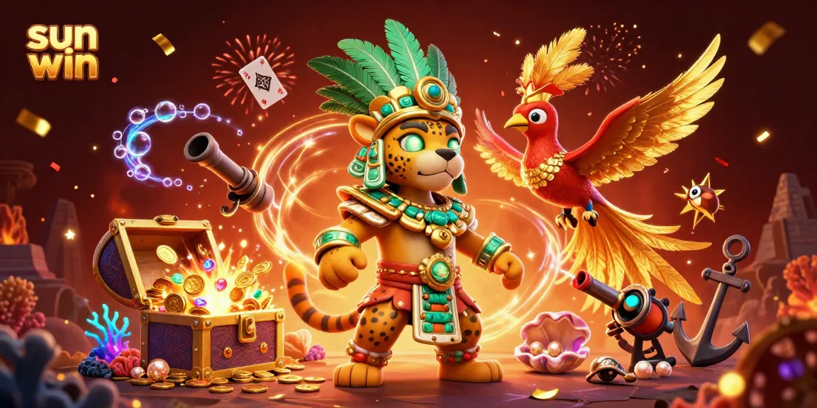 Experience the thrill of sun win with a stunning Mayan jaguar priest amidst treasures and magical effects.