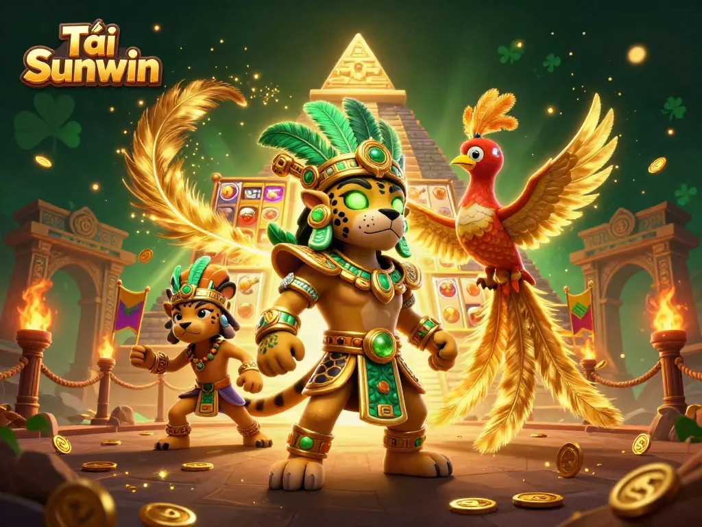 Engage in thrilling gameplay and download Tải Sunwin with vibrant characters and casino elements.