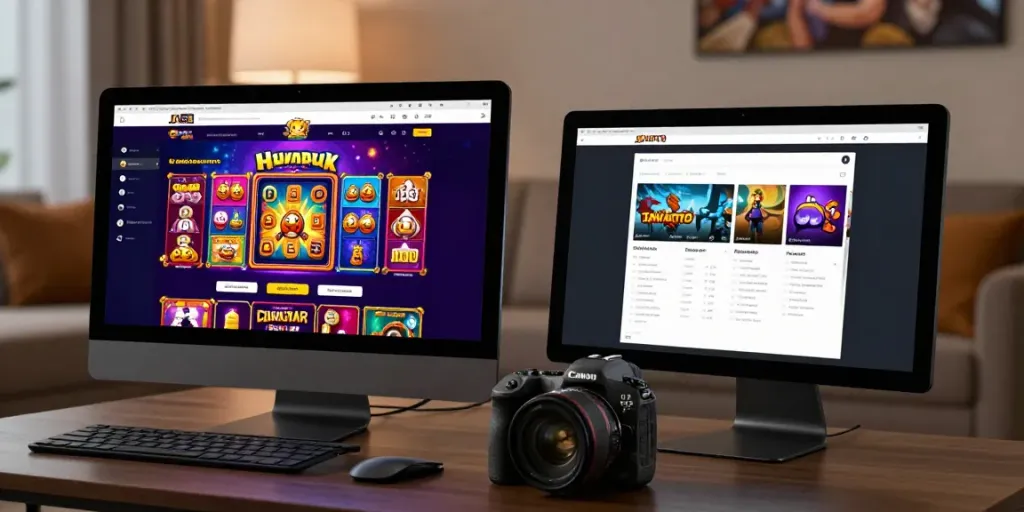 Interface do JAVATOTO destacando opções de jogos de loteria e navegação fácil.