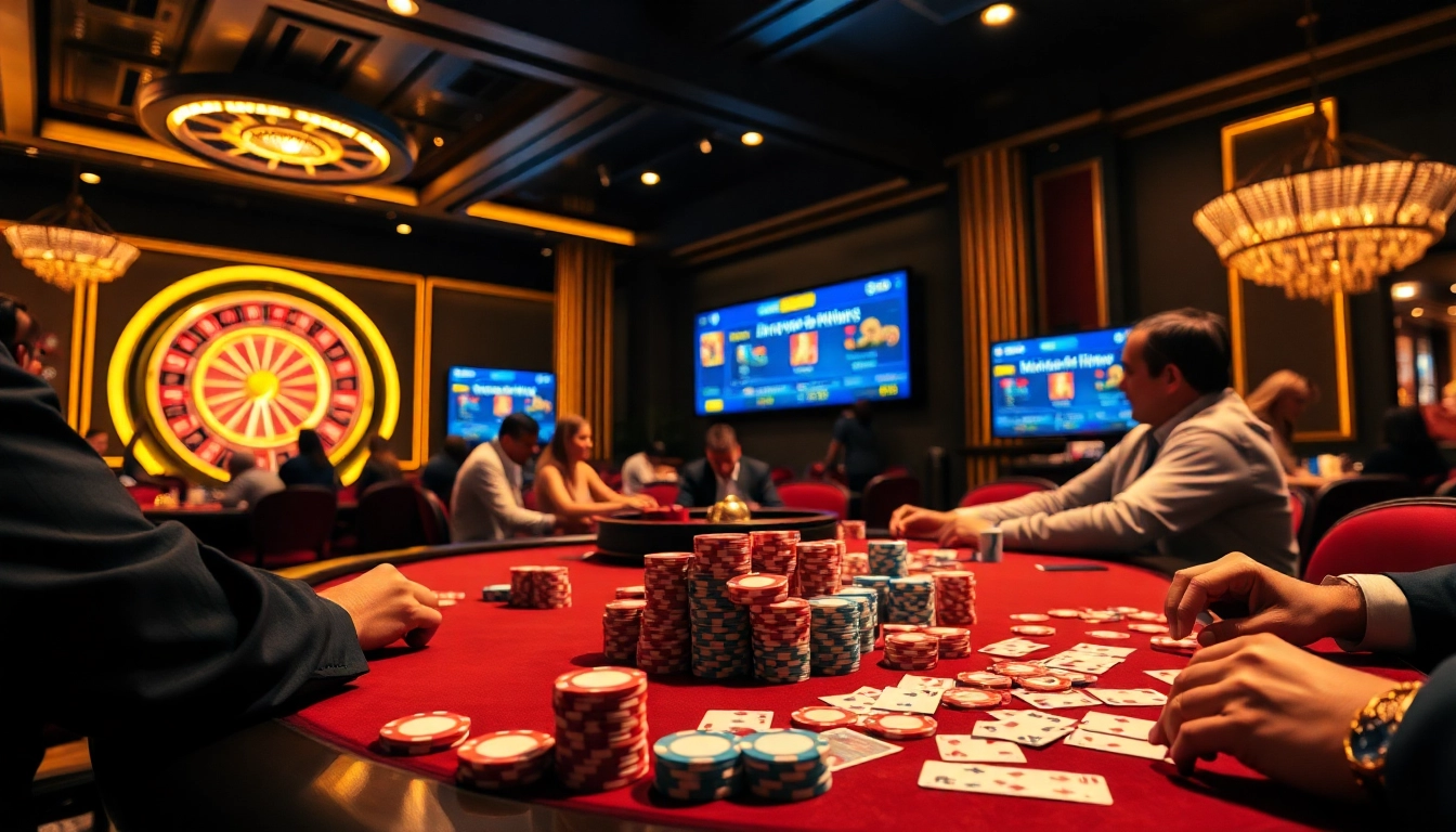Experience gambling excitement at uu88 with vibrant poker games and colorful chips.