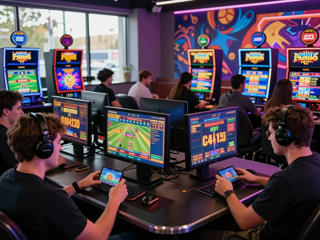Engaging online gambling experience showcasing TR 88 gaming options with players immersed in sports betting, slots, and live casino.