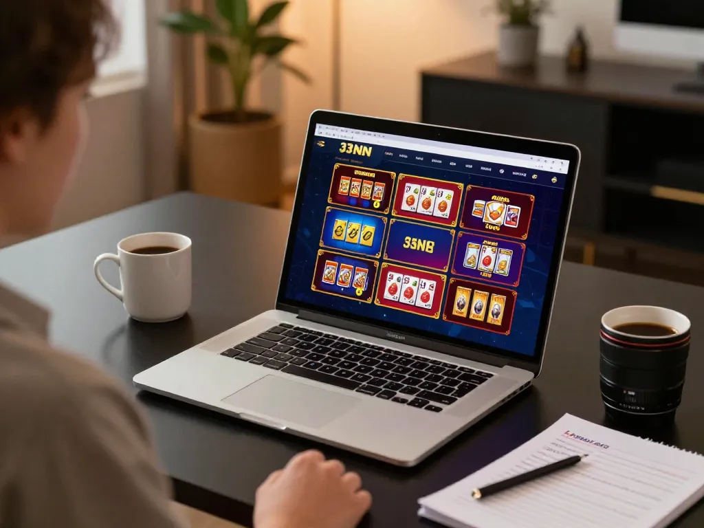 Engaging online casino gameplay at 33NN with vibrant interface and betting strategies.