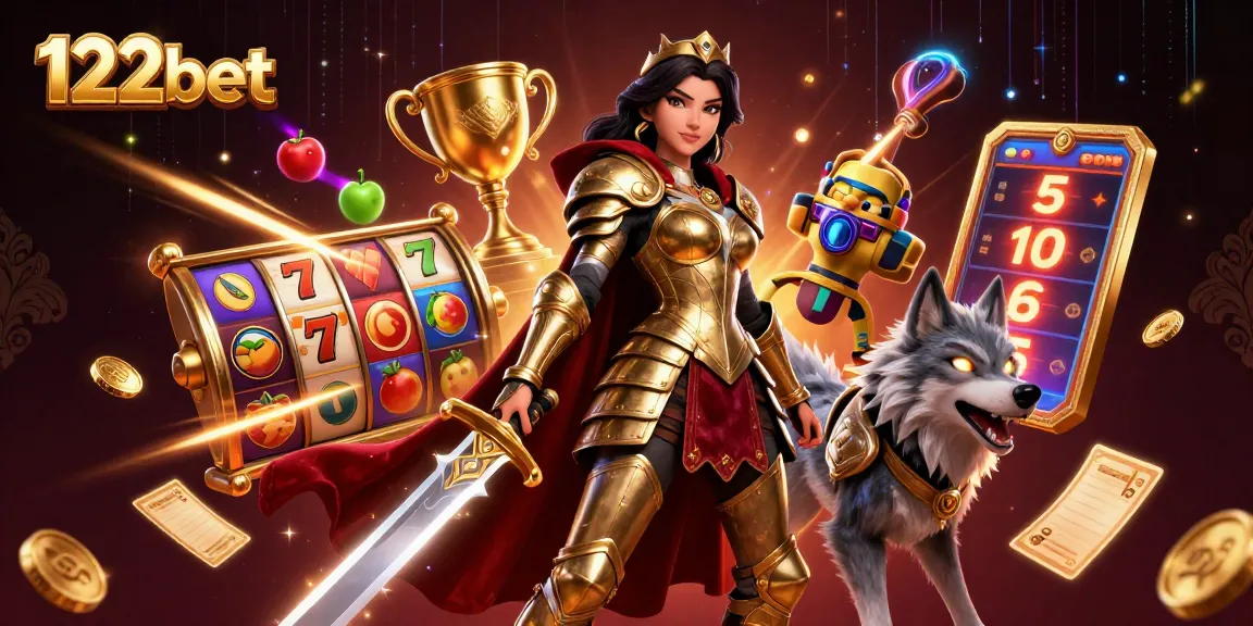 Gire grandes vitórias com os emocionantes jogos de slot da 122bet e visuais vibrantes em um ambiente de cassino dinâmico.