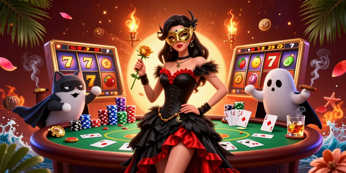 Experience thrilling action with brasileiro casino slots in this vibrant 3D digital art illustration.