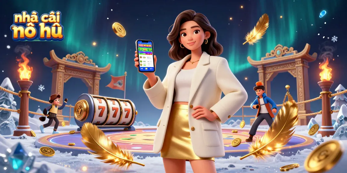 Join the excitement at nhà cái nổ hũ, showcasing a vibrant casino scene filled with jackpots and thrill.