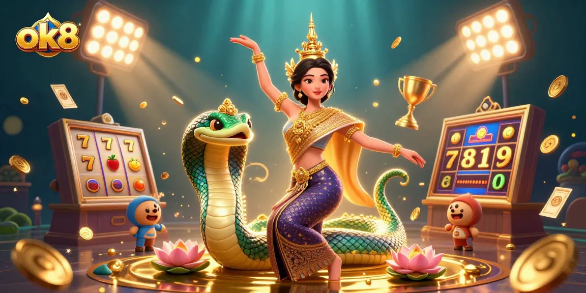 Engage with ok8's diverse online gaming ecosystem featuring vibrant slot visuals and dynamic play.