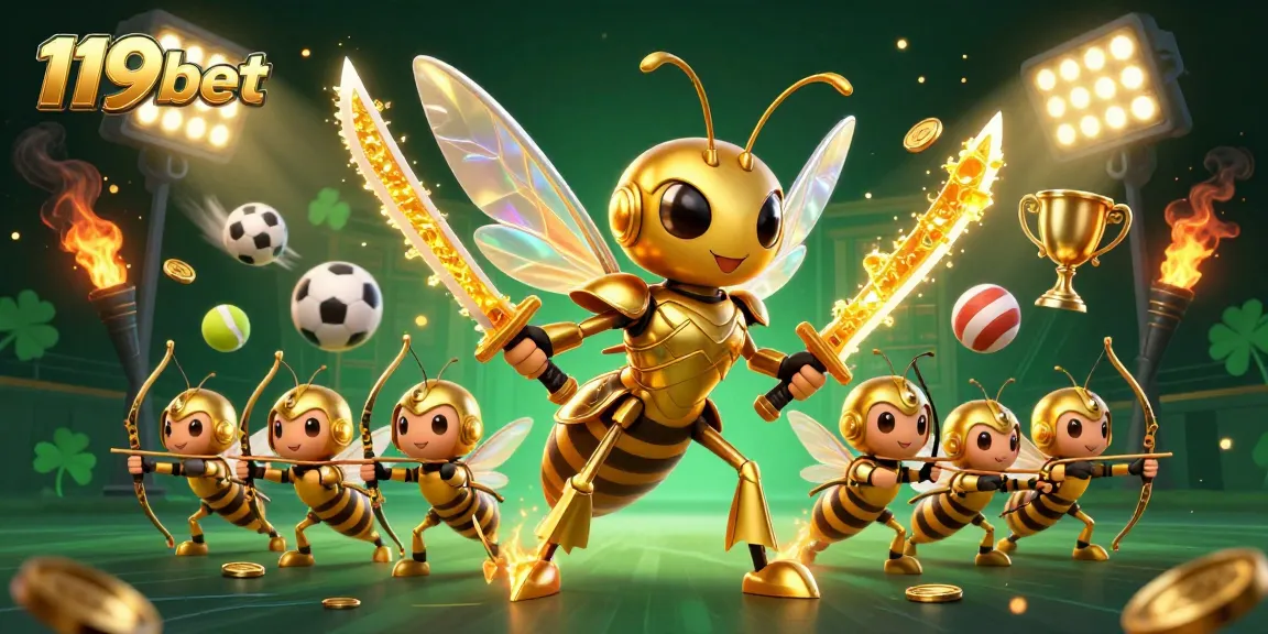 Experience thrilling games and bonuses at 119bet with a dynamic casino scene filled with excitement.